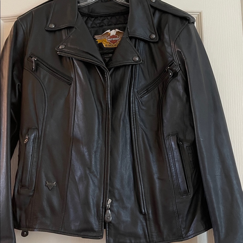 Black Leather Motorcycle Jacket